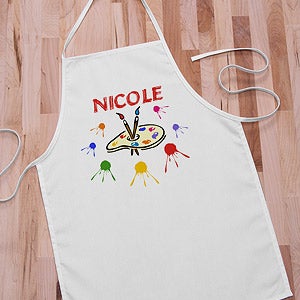 Personalized Kids Art Apron