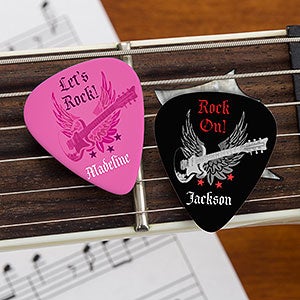 Personalized Guitar Picks - Rockstar - Set of 20