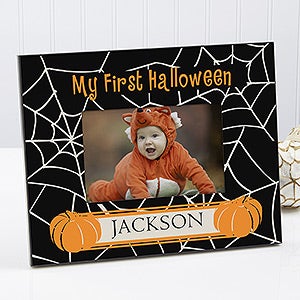 Personalized Baby's First Halloween Photo Frame