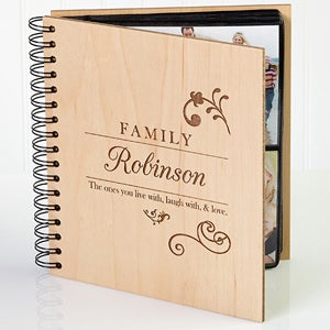 Personalized Photo Album   Family Love