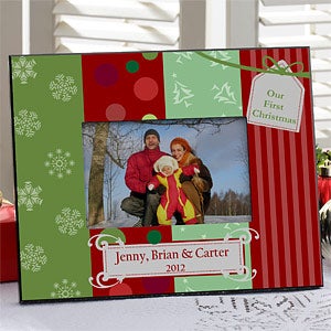 Personalized Family Christmas Picture Frames