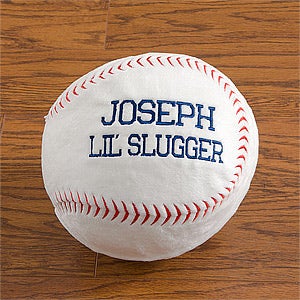 Personalized Kids Baseball Pillows