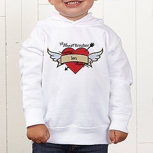 Heartbreaker Personalized Toddler Hooded Sweatshirt