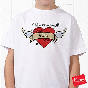 Heartbreaker Personalized Hanes® Youth T-Shirt