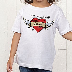 Heartbreaker Personalized Toddler T-Shirt