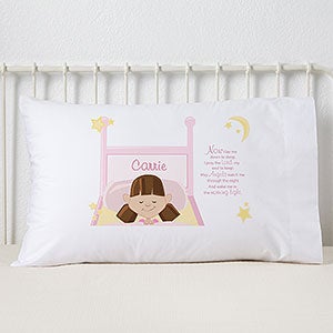 Personalized Girls Pillowcase - Bedtime Prayer