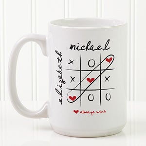 Love Always Wins! Personalized Coffee Mug 15oz.- White