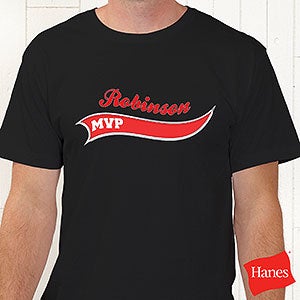 Father & Son Team Personalized Hanes® Adult T-Shirt