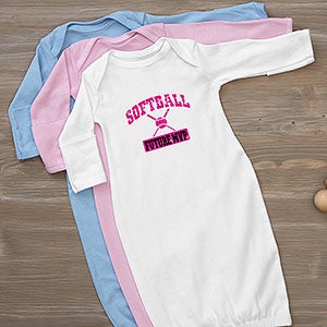 Personalized Baby Gown - Sports