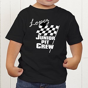 Pit Crew Personalized Toddler T-Shirt