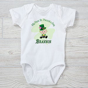 st patricks day baby clothing