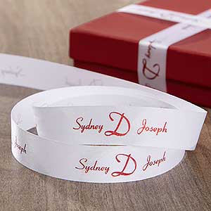 Monogram Personalized Satin Ribbon