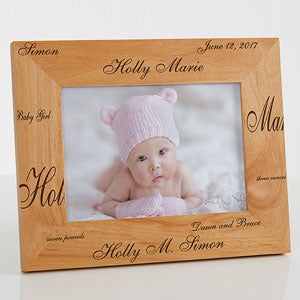 New Arrival© Personalized Baby Frame- 5 x 7