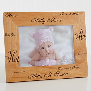 Personalized Baby Photo Frame - New Arrival - 5x7