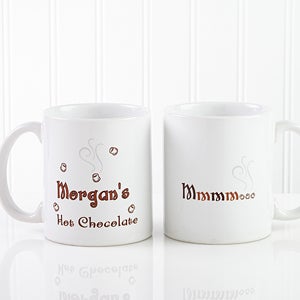 Personalized Kids Hot Chocolate Mug Set