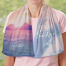 Nature Quotes Personalized Cooling Towel - 30173