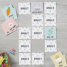 Easter Bunny Personalized Memory Game - 30255