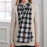 Christmas Plaid Personalized Women's Scarf - 30275