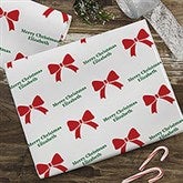 Icon Step & Repeat Personalized Christmas Wrapping Paper - 30747