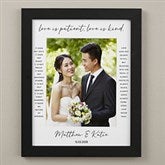 Love Is Patient Personalized Matted Frames - 31316