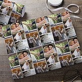 Wedding Photo Collage Personalized Photo Wrapping Paper - 31617