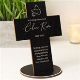 Memorial Personalized Wood Cross Keepsake - 33282