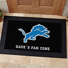 Detroit Lions Rug, Lions Door Mat, Welcome Mat