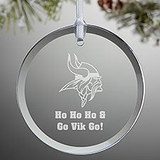 Personalized Minnesota Vikings 2022 Ball Christmas Ornament