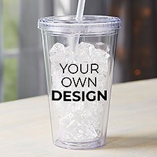 Design Your Own Personalized Tumblers with Straw - 33755