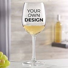 Design Your Own Personalized White Wine Glass - 33984