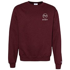 Employee Champion Maroon Crewneck Sweatshirt - 34025