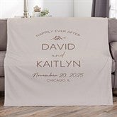 Natural Love Personalized Wedding Blankets - 34645