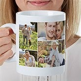 Create A Photo Collage Personalized 30 oz. Oversized Coffee Mug  - 35226