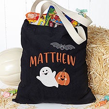 Bat, Skull, Spider and Pumpkin Halloween Treat Bags and Ties, 20