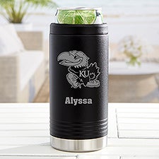 NCAA Kansas Jayhawks Personalized Insulated Skinny Can Holder  - 36113