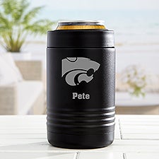 NCAA Kansas State Wildcats Personalized Stainless Insulated Can Holder - 36225