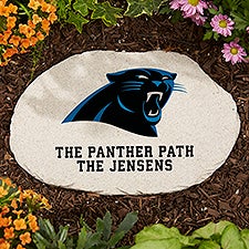 NFL Carolina Panthers Personalized Round Garden Stone  - 36581