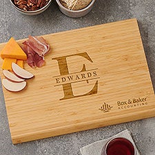 Personalized Logo 2 Sided Bamboo Cutting Board - 10 x 14  - 36616