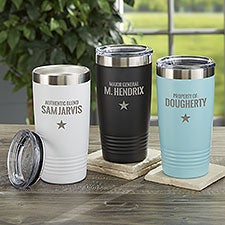 Authentic Personalized 20oz Vacuum Insulated Stainless Steel Tumblers - 36940