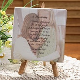 Photo Canvas Art with Poem for Her - Table Top Size - 3742