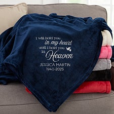 I Will Hold You In My Heart Personalized Fleece Blanket  - 37462