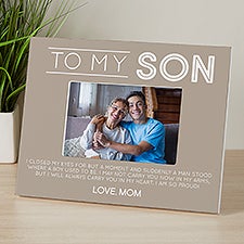 Personalized Picture Frame - To My Son - 37686