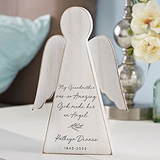 I Have An Angel In Heaven - Memorial Personalized Custom Wooden Card W -  Pawfect House ™