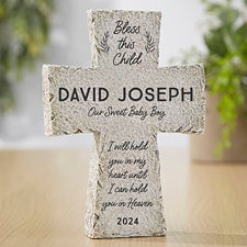 Loving Child Memorial Personalized Table Top Cross  - 38026