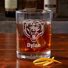 NFL Chicago Bears Engraved Old Fashioned Whiskey Glasses - 38307