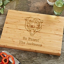 NFL New Orleans Saints Personalized Bamboo Cutting Board- 10x14