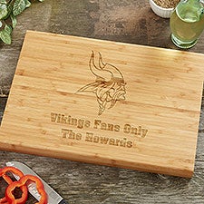 Minnesota Vikings Personalized Bamboo Cutting Board  - 39027