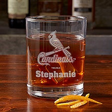 MLB St. Louis Cardinals Engraved Old Fashioned Whiskey Glasses - 39324
