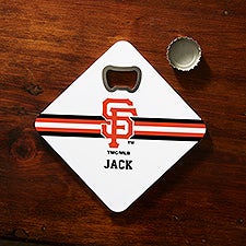 MLB San Francisco Giants Personalized Bottle Opener Coaster - 39411