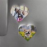 Personalized Photo Wooden Heart Fridge Magnet  - 39498